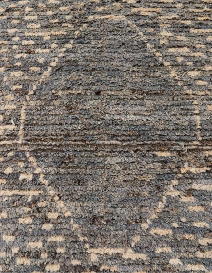 Detail image of 2' 9 x 9' 6 Hand Knotted Moroccan Wool Runner Rug
