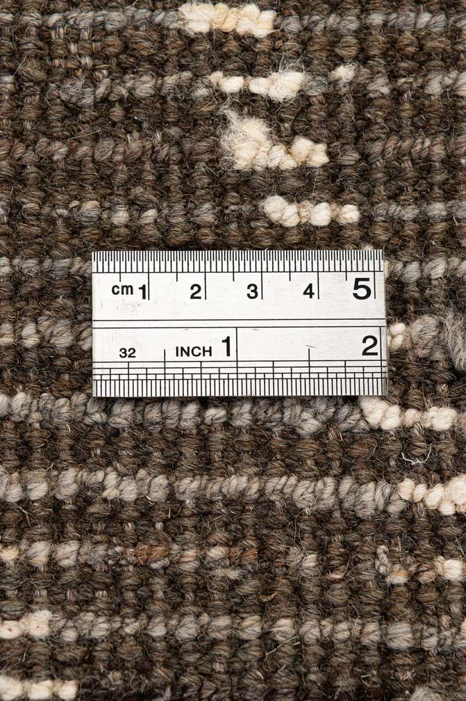 3' 1 x 9' 9 Hand Knotted Moroccan Wool Runner Rug