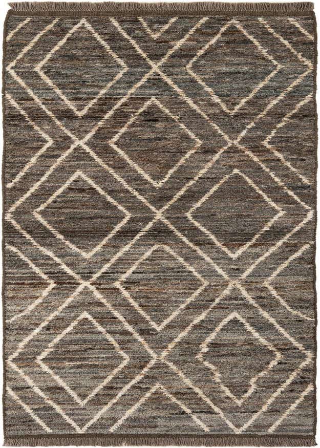 3' 1 x 9' 9 Hand Knotted Moroccan Wool Runner Rug