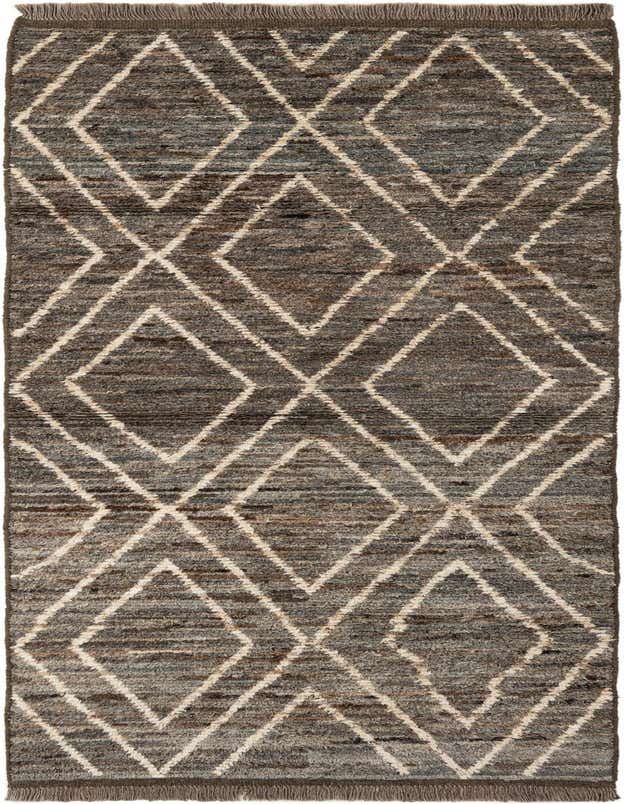 3' 1 x 9' 9 Hand Knotted Moroccan Wool Runner Rug