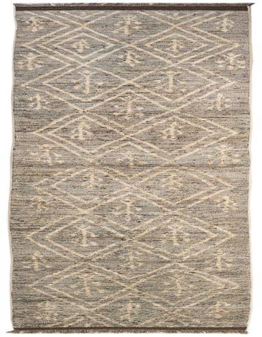 Detail image of 2' 11 x 16' 8 Hand Knotted Moroccan Wool Runner Rug