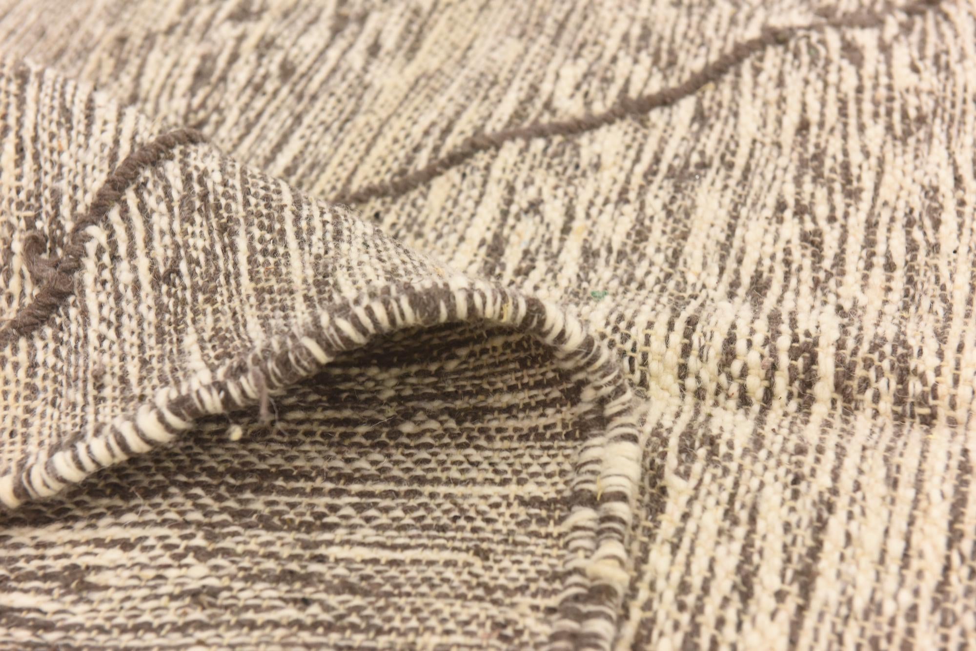 5' 4 x 9' 6 Hand Knotted Moroccan Wool Runner Rug