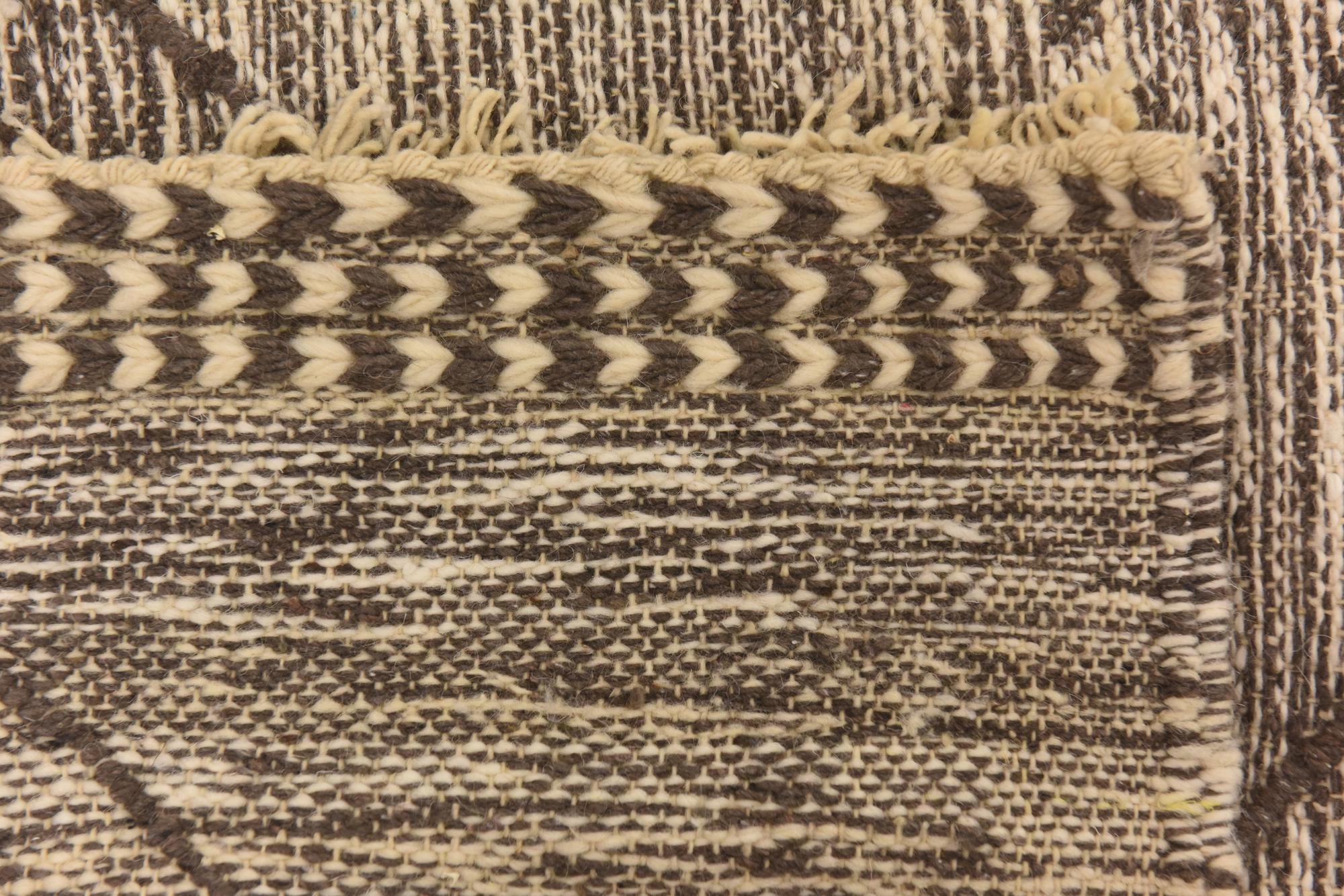 5' 4 x 9' 6 Hand Knotted Moroccan Wool Runner Rug