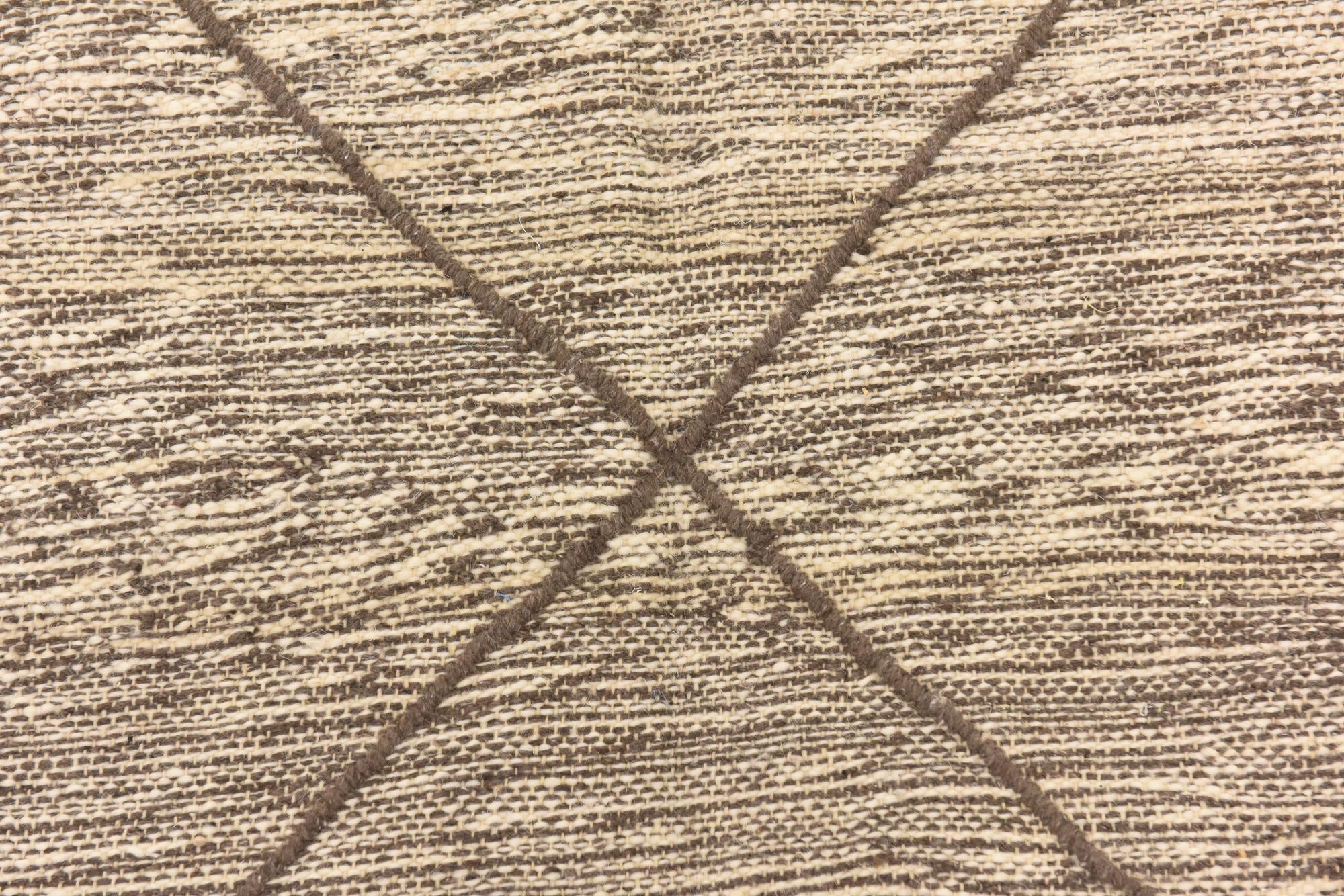 5' 4 x 9' 6 Hand Knotted Moroccan Wool Runner Rug