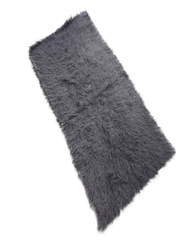 Detail image of 2' 3 x 4' 5  Hand Knotted Moroccan Wool Runner Rug