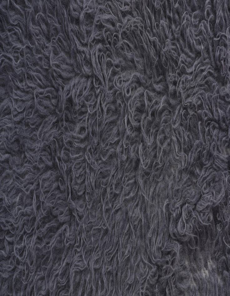 Detail image of 2' 3 x 4' 5  Hand Knotted Moroccan Wool Runner Rug