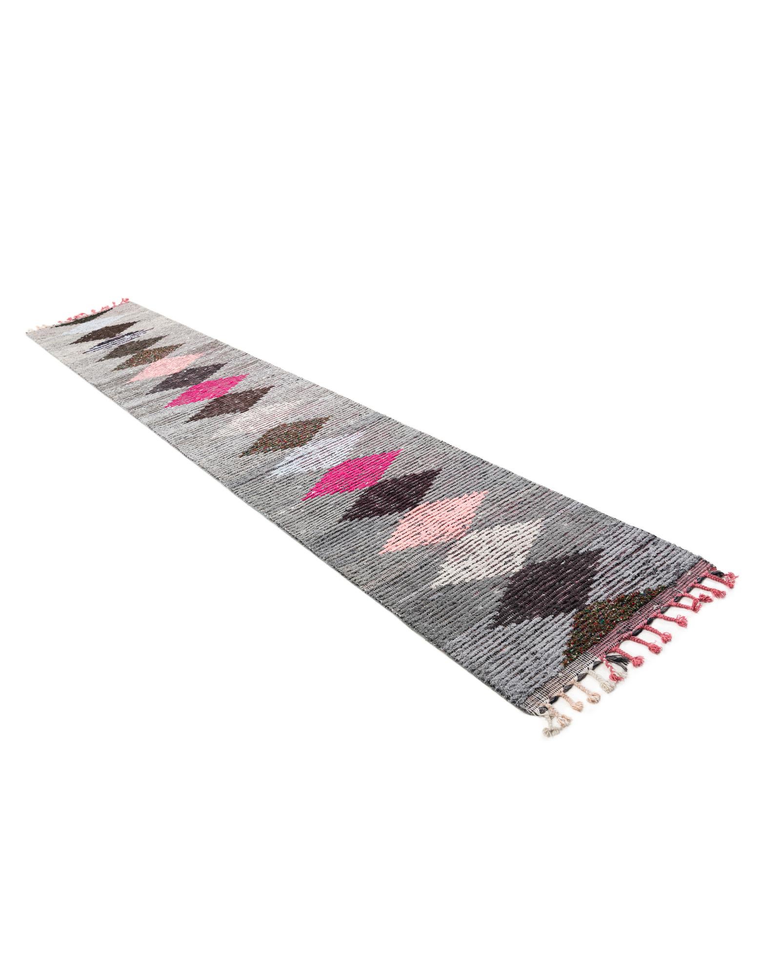 2' 7 x 15' 1 Hand Knotted Moroccan Wool Runner Rug