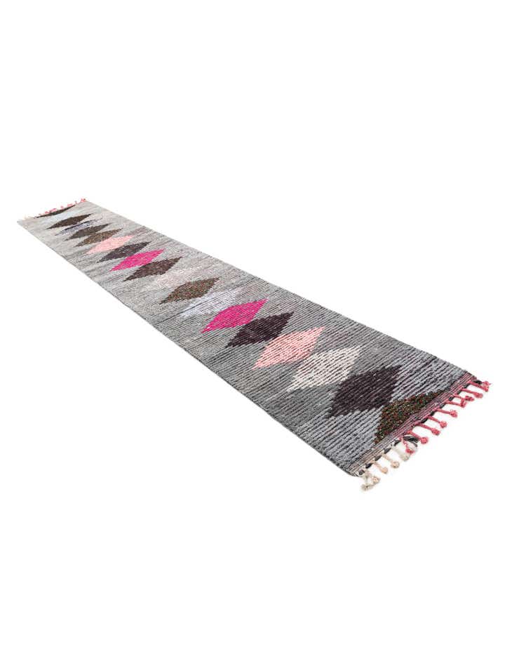 2' 7 x 15' 1 Hand Knotted Moroccan Wool Runner Rug