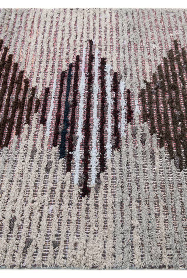 Detail image of 2' 7 x 15' 1 Hand Knotted Moroccan Wool Runner Rug