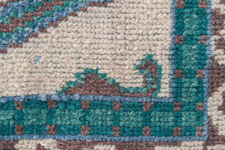 2' 8 x 8' Hand Knotted Moroccan Wool Runner Rug