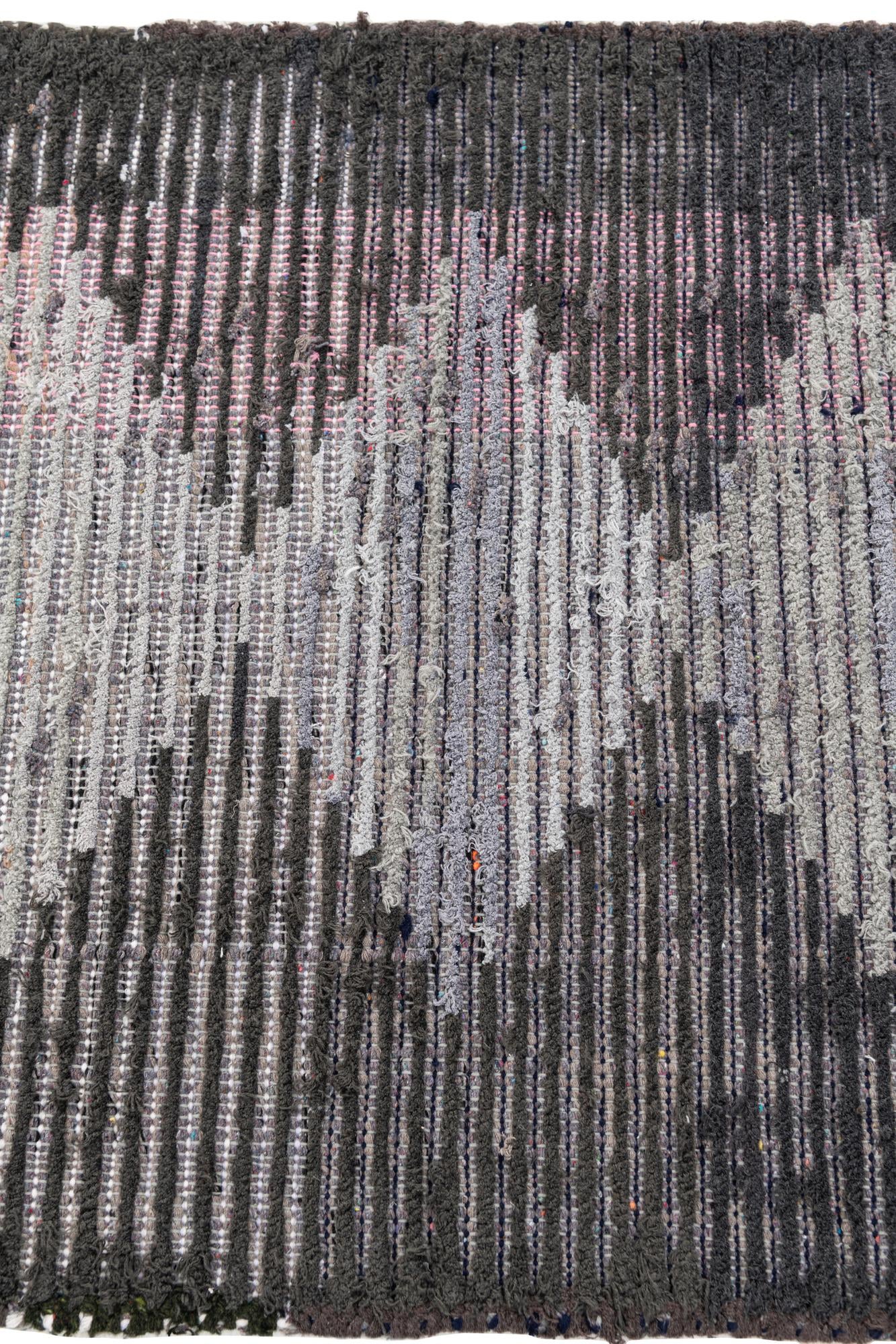 2' 7 x 14' 8 Hand Knotted Moroccan Wool Runner Rug