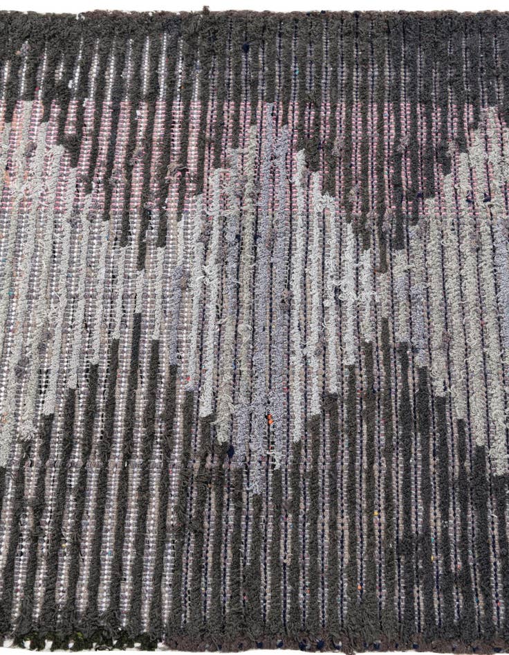 Detail image of 2' 7 x 14' 8  Hand Knotted Moroccan Wool Runner Rug