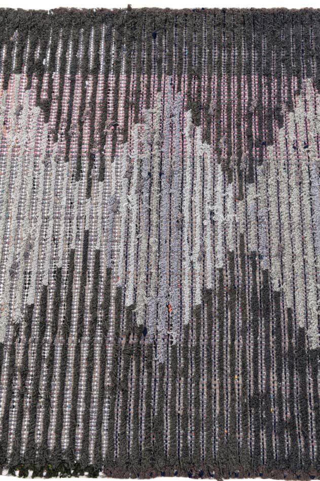 Detail image of 2' 7 x 14' 8 Hand Knotted Moroccan Wool Runner Rug