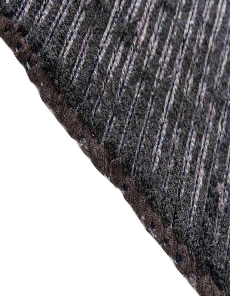 Detail image of 2' 7 x 14' 8  Hand Knotted Moroccan Wool Runner Rug