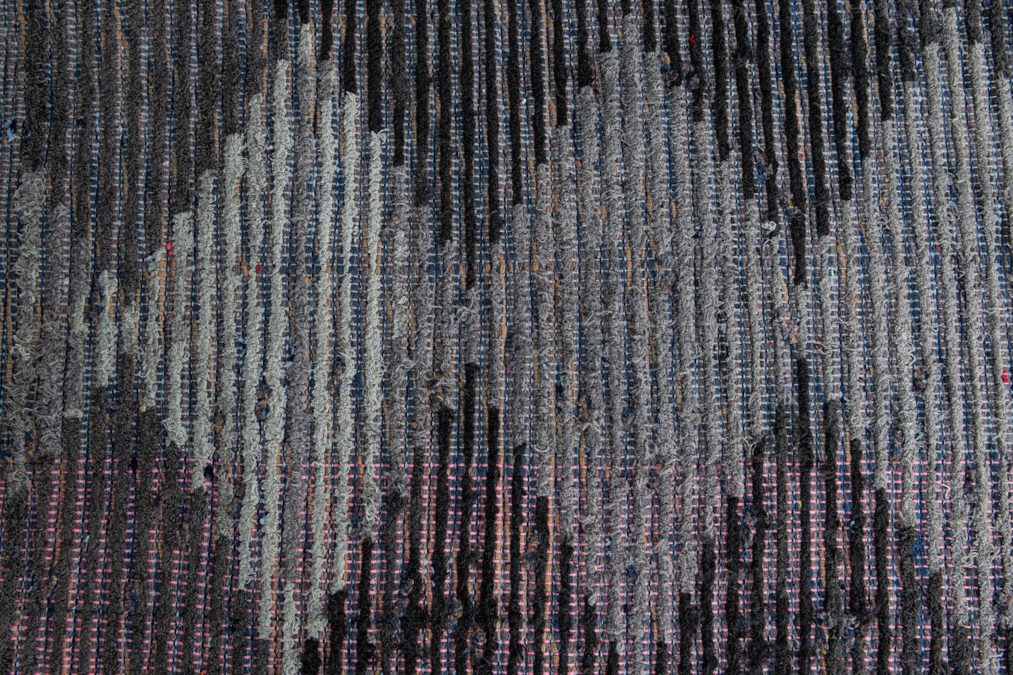 2' 7 x 14' 8 Hand Knotted Moroccan Wool Runner Rug