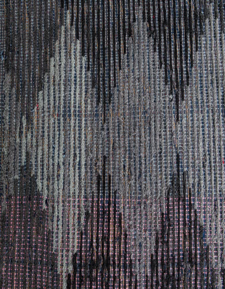 Detail image of 2' 7 x 14' 8  Hand Knotted Moroccan Wool Runner Rug