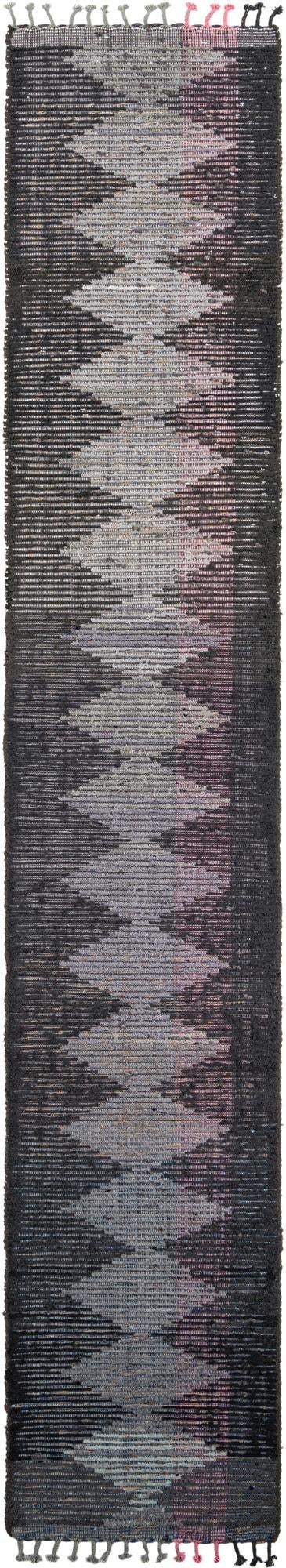 2' 7 x 14' 8 Hand Knotted Moroccan Wool Runner Rug