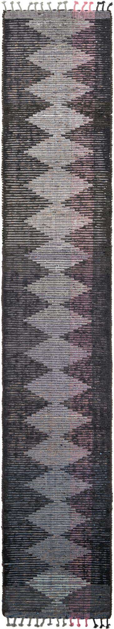 2' 7 x 14' 8 Hand Knotted Moroccan Wool Runner Rug