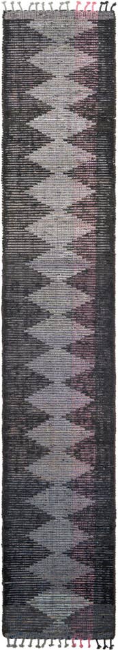 Detail image of 2' 7 x 14' 8 Hand Knotted Moroccan Wool Runner Rug