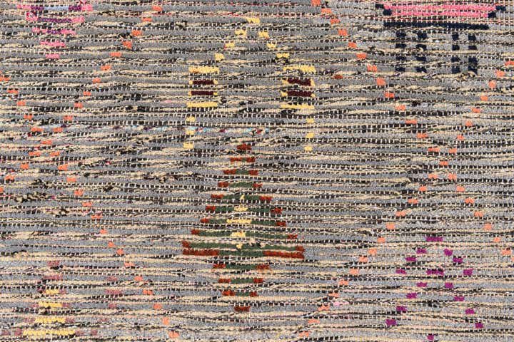 5' 3 x 15' 7 Hand Knotted Moroccan Wool Runner Rug