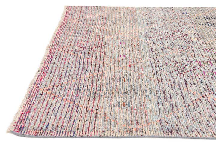 5' 3 x 15' 7 Hand Knotted Moroccan Wool Runner Rug