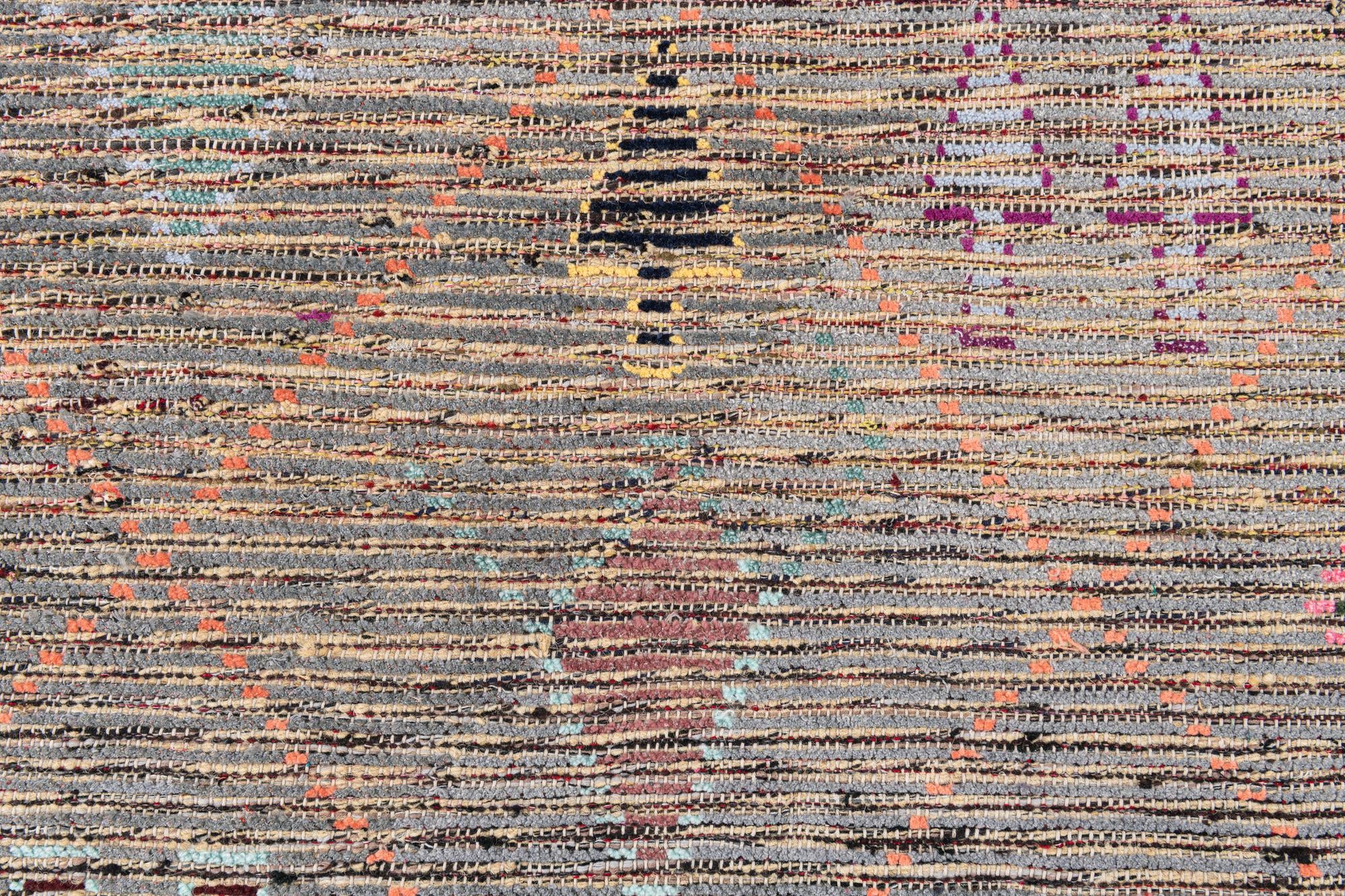 5' 3 x 15' 7 Hand Knotted Moroccan Wool Runner Rug