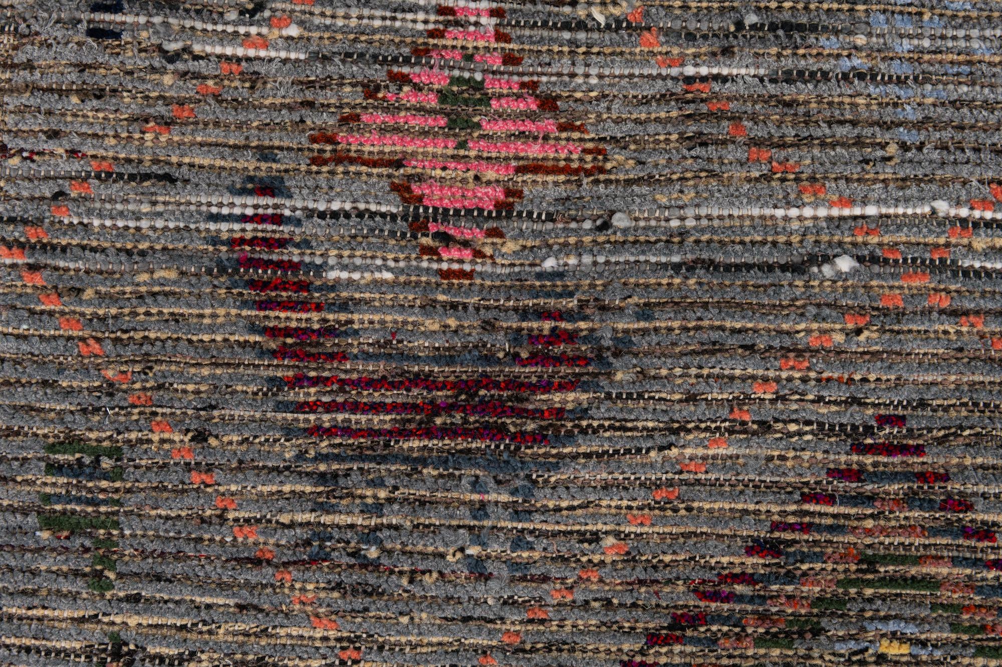 5' 3 x 15' 7 Hand Knotted Moroccan Wool Runner Rug