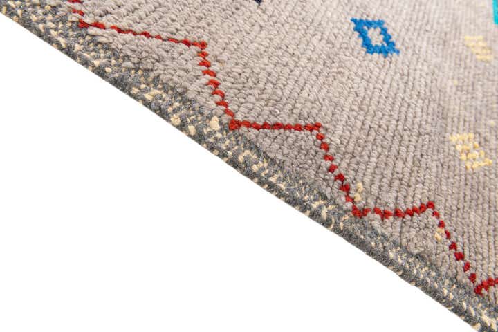 5' 2 x 15' Hand Knotted Moroccan Wool Runner Rug