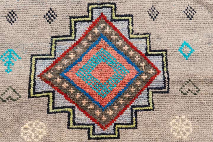 5' 2 x 15' Hand Knotted Moroccan Wool Runner Rug