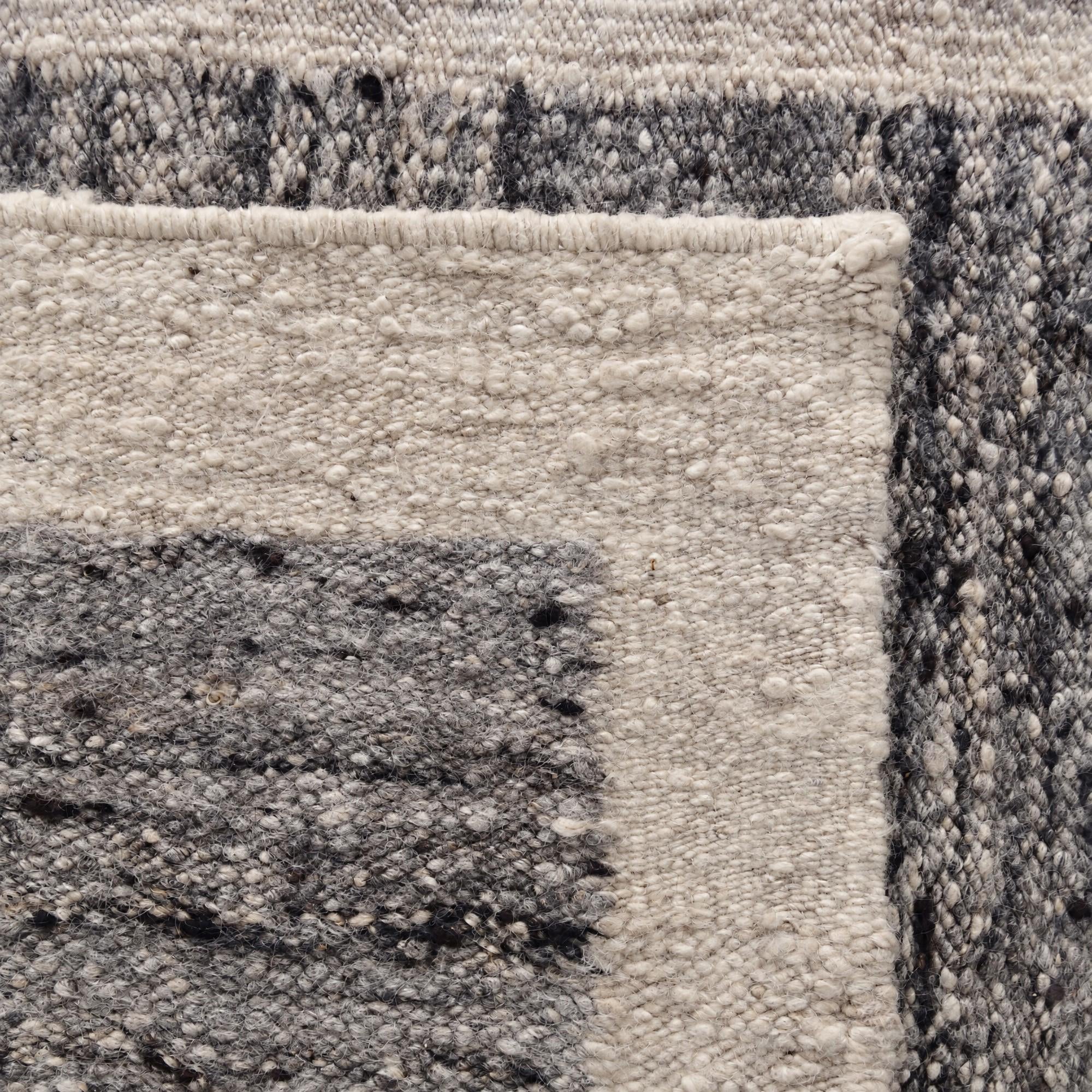 Detail image 12 of 12: 3' x 5' 11 Hand Knotted Moroccan Wool Runner Rug