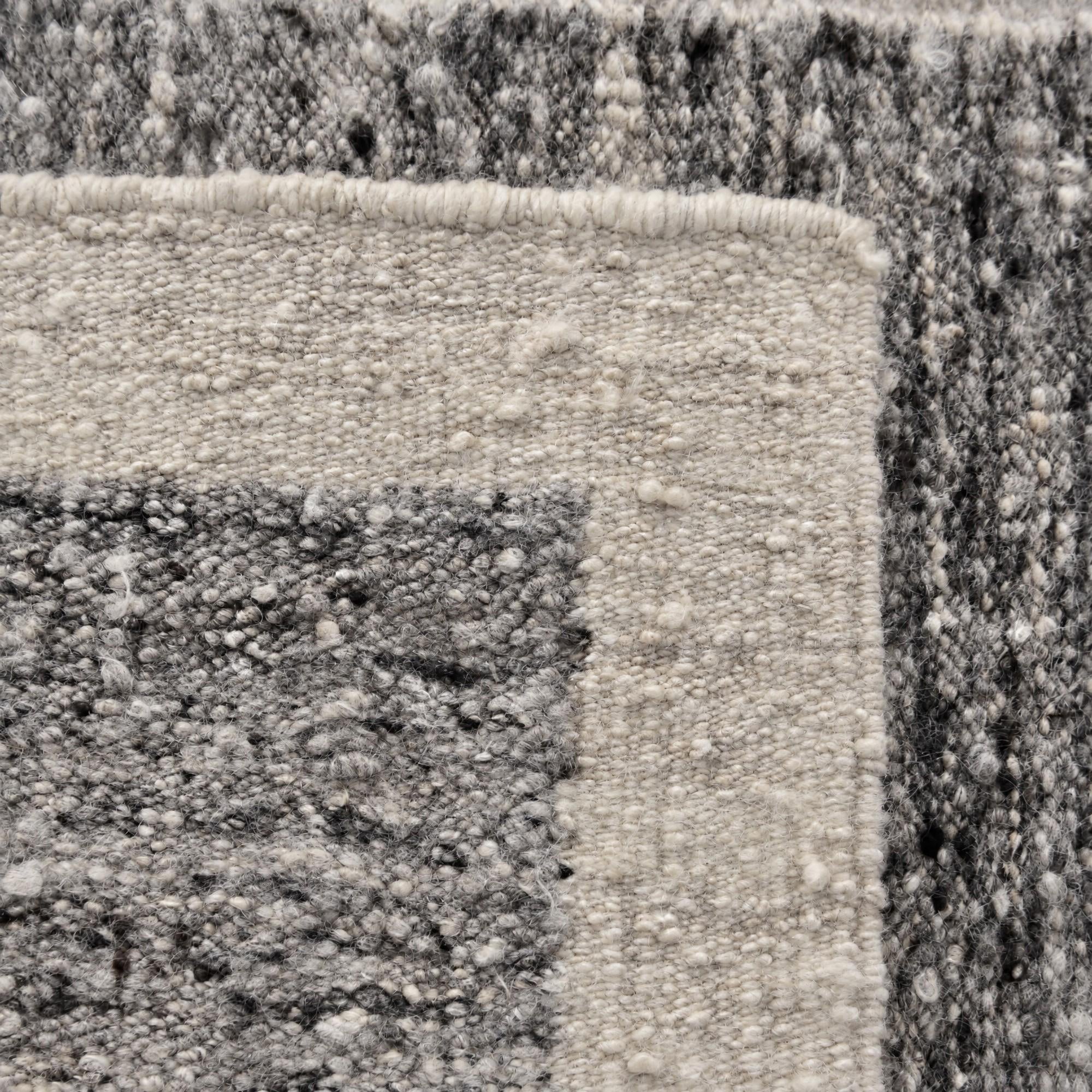 95cm x 180cm anudado a mano marroquí Alfombra Lana Pasillera