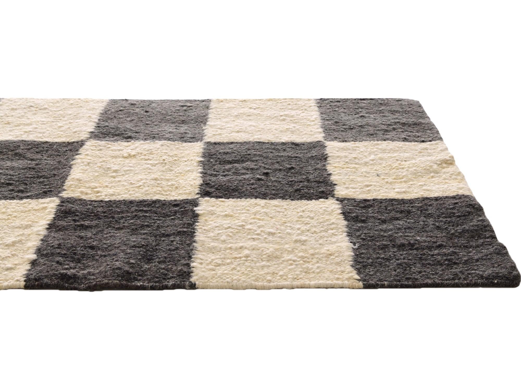 3' x 8' Hand Knotted Moroccan Wool Runner Rug