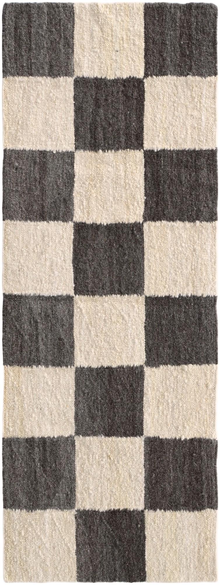 3' x 8' Hand Knotted Moroccan Wool Runner Rug