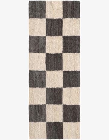 3' x 8' Hand Knotted Moroccan Wool Runner Rug