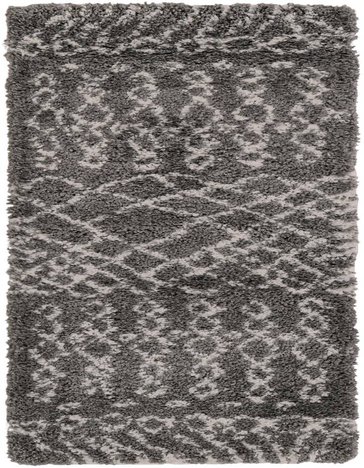 Detail image of 2' 7 x 6' Moroccan Shag Runner Rug