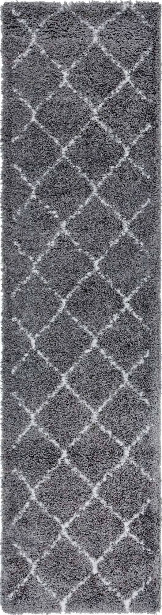 2' 7 x 10' Moroccan Shag Runner Rug