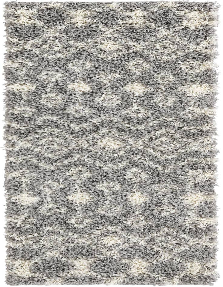 Detail image of 2' x 5' Moroccan Trellis Shag Runner Rug