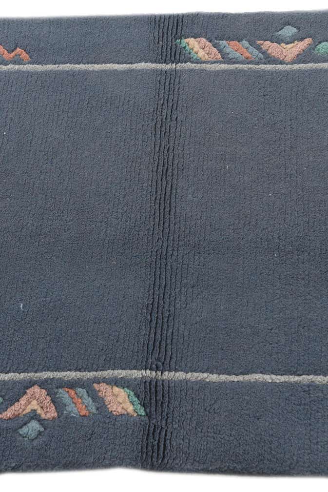 2' 4 x 4' 7 Hand Knotted Nepal Wool Runner Rug