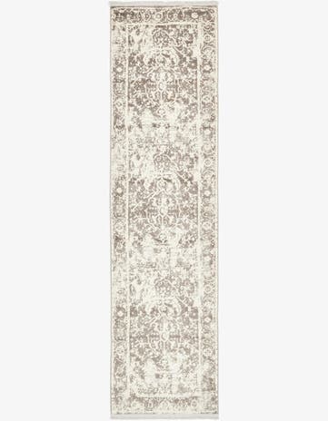 Gray New Vintage Runner Rug