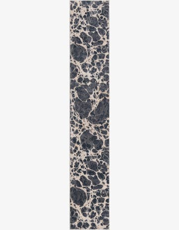 Gray Oasis Runner Rug