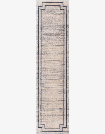 Gray Oasis Runner Rug