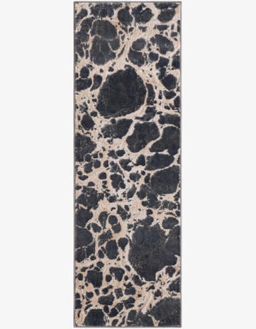 Gray Oasis Runner Rug