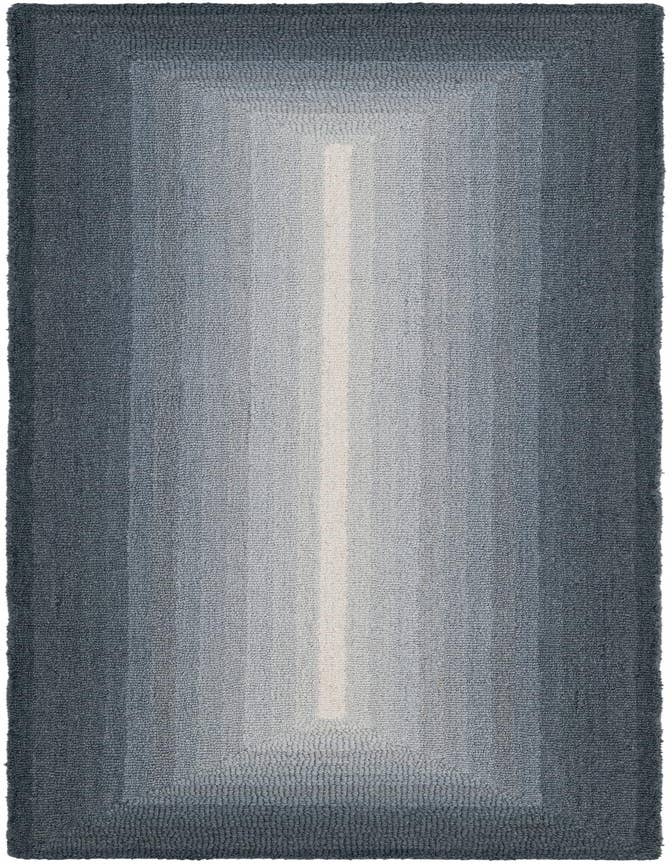 Detail image of 2' x 6' 1 Ombre Wool Runner Rug