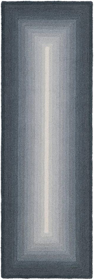 Detail image of 2' x 6' 1 Ombre Wool Runner Rug