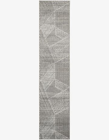 Gray Oslo Runner Rug