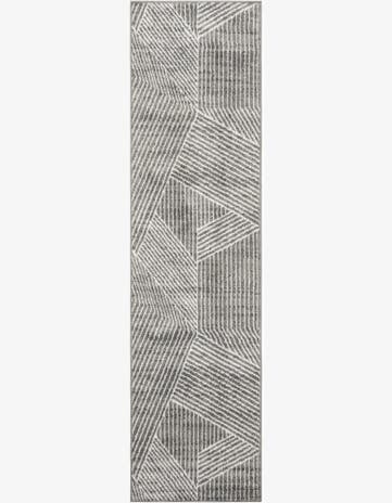 Gray Oslo Runner Rug