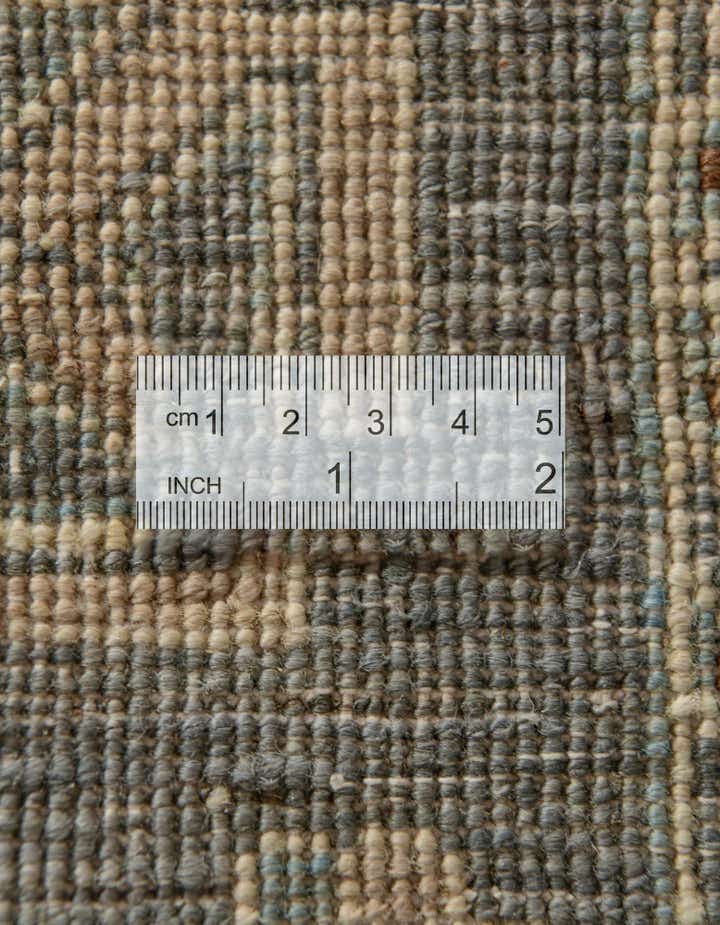 1' 9 x 11' 10 Hand Knotted Oushak Wool Runner Rug