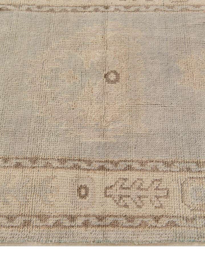 2' 10 x 10' 4 Hand Knotted Oushak Wool Runner Rug