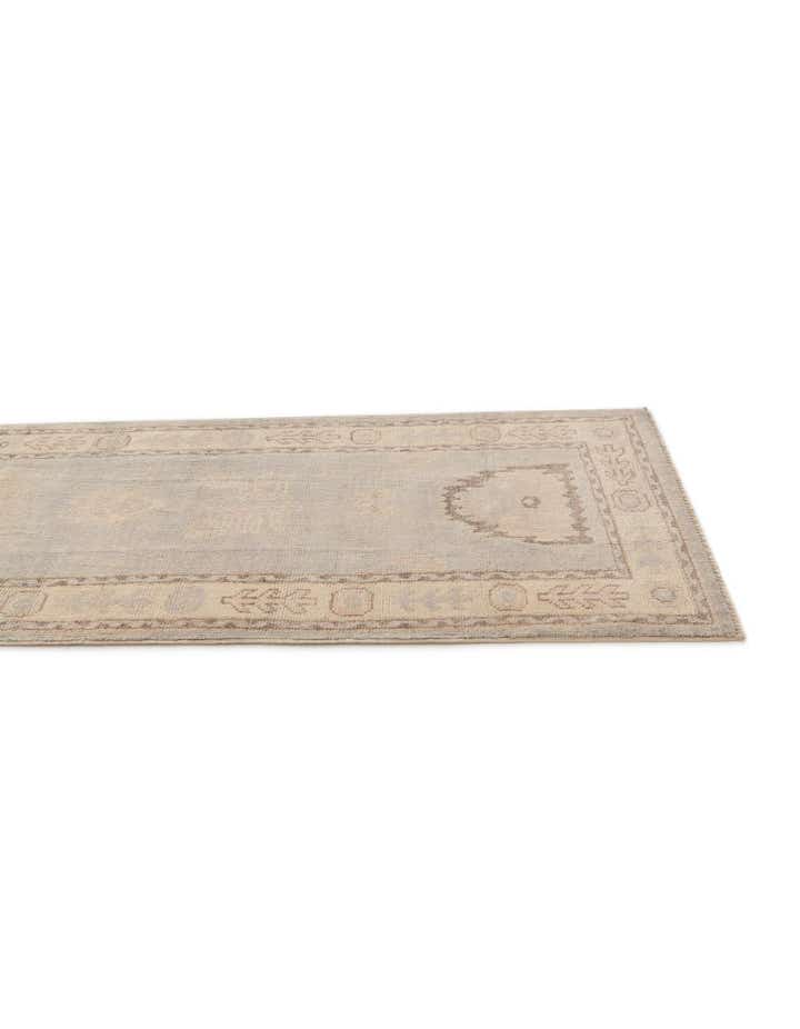 2' 10 x 10' 4 Hand Knotted Oushak Wool Runner Rug