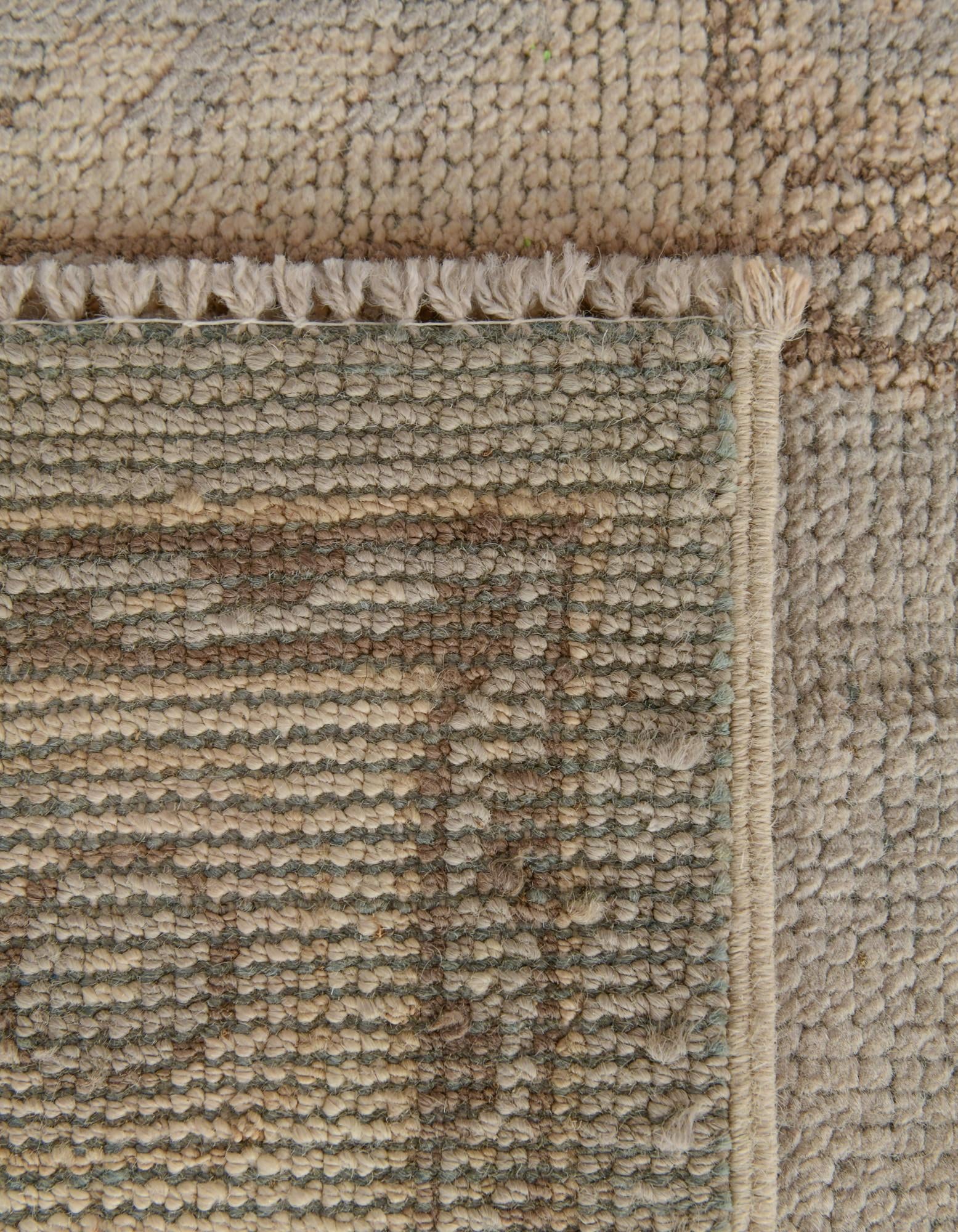 85cm x 315cm Handgeknüpft Oushak Wolle Läufer Teppich